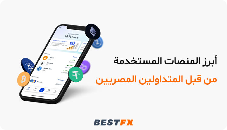 أبرز المنصات المستخدمة من قبل المتداولين المصريين
